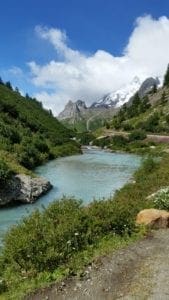 Hiking near Mont Blanc, France