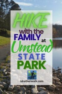 William B. Umstead State Park has been my go-to hiking place for at least the past ten years.&nbsp; &nbsp;It was a great place to hike with my daughter when she was small, but has great wooded longer trails that are interesting enough for adults, too. Located in Wake County, NC between Raleigh, Cary and Durham, this 5,579 acre park is the closest genuine forest around.