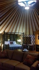 Luxury yurt near Shenandoah NP