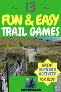 Fun outdoor activity ideas for kids and hiking with the whole family are a big focus of my blog. Read the step-by-step instructions for what you'll need to play these 13 outdoor games for kids, whether you're on the trail or in the park.