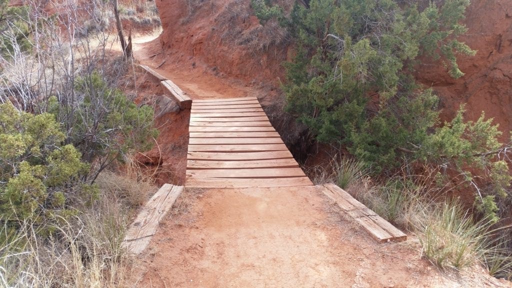 Trail in Palo Duro Canyon State Park, TX
