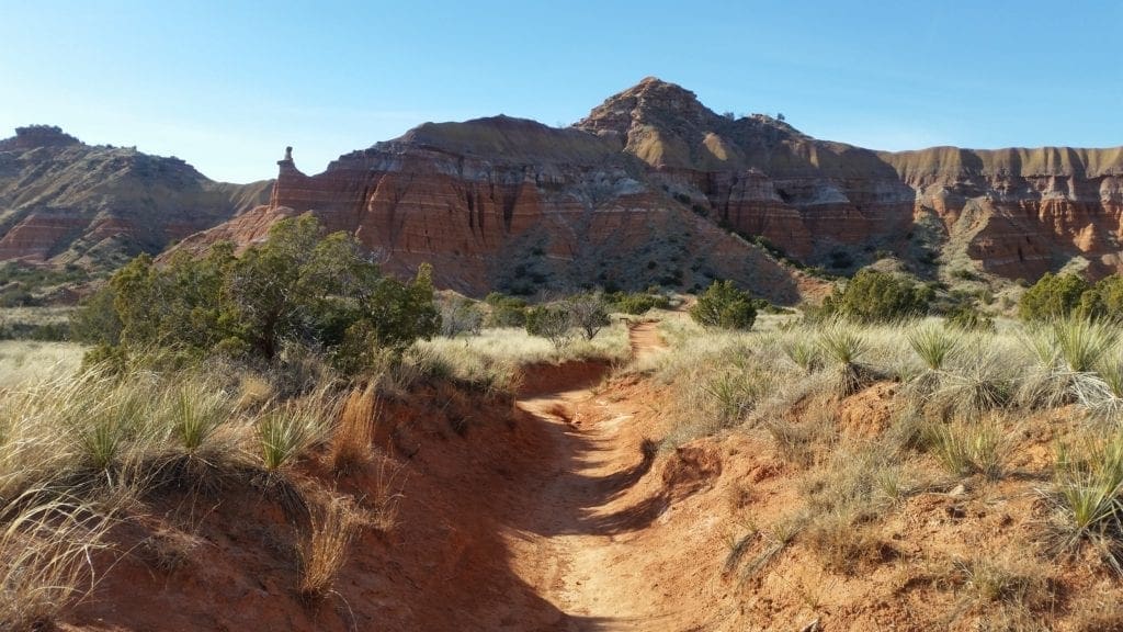 The Lighthouse Trail in Palo Duro Canyo SP, Texas
