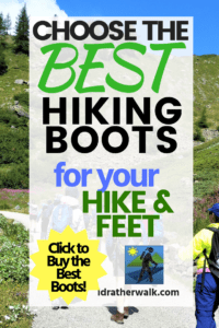 What you put on your feet is without a doubt your most important piece of hiking gear, so you've got to get it right! Learn how to choose the best fit for your feet and the best boots for your hike - and buy recommended boots right from this page.