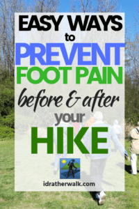 As a hiker, you can't overestimate the value of wearing the best hiking boots you can to have an enjoyable hike and avoid possible injury. But  there are other things you can do to keep your feet happy beyond simply wearing good boots! These are some of my  favorite tips to avoid or eliminate foot pain and keep your feet  happy, healthy and ready for any adventure!