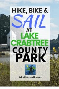 Lake Crabtree County Park is the best in-town alternative to a trip to the beach for a quick fix of sand and time on the water. In my opinion, any park where you can take your kids to paddle or even just watch the sun on the water is a big bonus - especially when you don't have to drive more than 15-20 minutes to get there. Located in a forested area near Raleigh-Durham International Airport,&nbsp;Lake Crabtree County Park offers visitors a 520-acre flood-control lake adjacent to a&nbsp; 215-acre wooded site, with 16-plus miles of hiking and biking trails, picnic areas, boating and catch-and-release fishing.