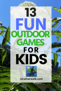 Hiking with kids and fun outdoor activity ideas for the whole family are a big focus of my blog. This week's article is a guest post from Hannah Murley, who is a blogger over at OwntheYard.com, a blog that focuses on backyard games and gear. She gives us the details about how to play these 13 outdoor games for kids on the trail or in the park.
