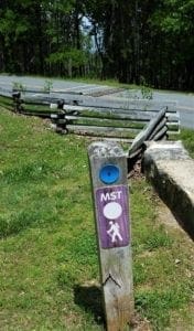 The MST goes along with a portion of the Grindstone Trail