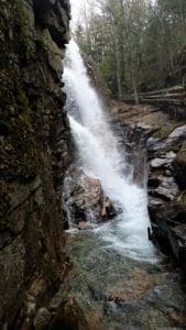 Avalanche Falls on the Flume Gorge trail