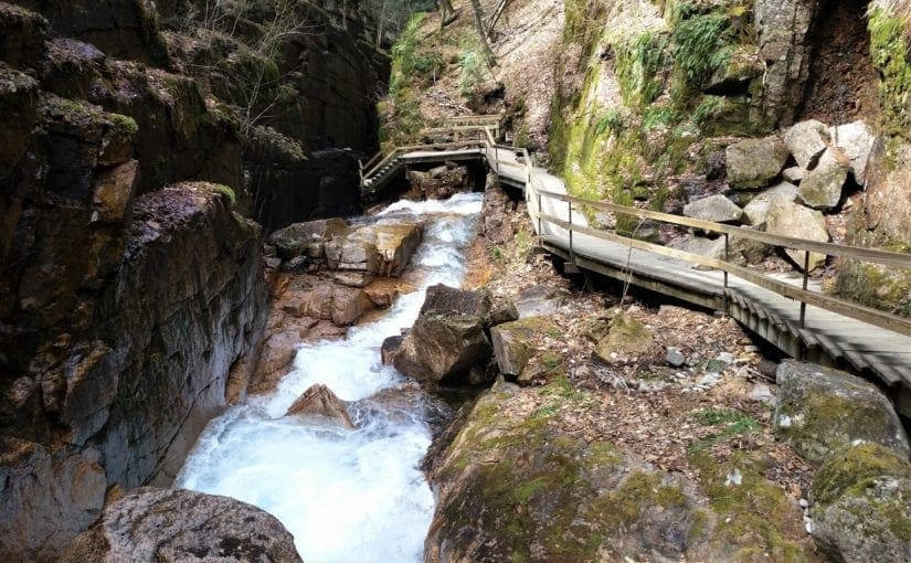 Explore the Flume Gorge in Franconia Notch State Park