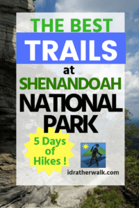 Shenandoah National Park has some of the best hiking in Virginia – and the entire mid-Atlantic region of the US! I spent a week there and had a great time exploring on my own, but the park has trails, attractions, and lodging for everyone from expert hikers to families with small children. I've written out my 5 day hike itinerary. Maybe it will work for you!