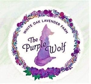 Logo for the Purple WOLF Vineyard