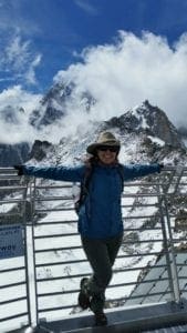 Author near summit of Mont Blanc