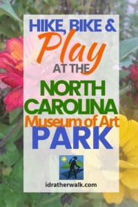 The North Carolina Museum of Art Park is a great place for outdoor Fall fun with your kids! The park's trails for hiking, biking and jogging and big open lawns are perfect for family outings in cooler Fall weather. Learn about outdoor activities the NCMA Park can offer for your family!