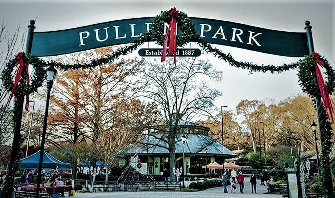 For a few magical days each December, Pullen Park transforms into a winter wonderland.