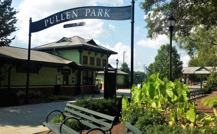 Pullen Park, the fifth-oldest operating amusement park in the U.S., is right here in Raleigh and open all year round.  With a historic carousel, a miniature train and paddle boats - plus playgrounds and a cafe, there's something for everyone! Founded in 1887, Pullen Park is also the oldest public park in North Carolina.