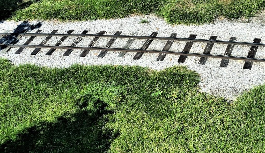 Train tracks in Pullen Park, Raleigh