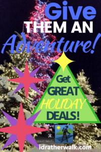 Would you rather have an amazing adventure than more stuff? If that sounds like you, give your family (and yourself) a wonderful adventure together this winter. So many trips to choose form, and some great discounts, too! Learn more here. 