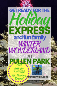 The Holiday Express train at Pullen Park is must-do experience for many local families. Tickets to this incredibly popular December event sell out in record time as soon as they’re available each July. If you’re reading this then there’s a pretty good chance you were NOT one of the lucky ones who got tickets for this year’s Holiday Express event at Pullen Park. Don't despair - there's always next year, there are also several other local trains you could try this year, too. Read more inside.