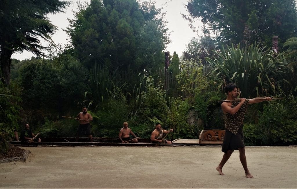 Warriors at Tamaki Maori Village