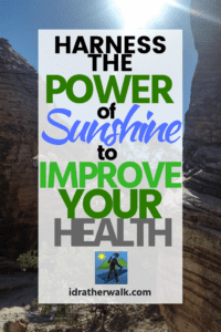 If you're stuck at home, take advantage of your outdoor space - even if it's small - to sit in the sun for a few minutes each day. Better yet (if you have room) do some yoga, jump rope, or even put your stationary bike or weight rack out there...Here are some ways you can harness the power of the sun to maintain and even improve  your own health - even if you can't go outdoors right now!