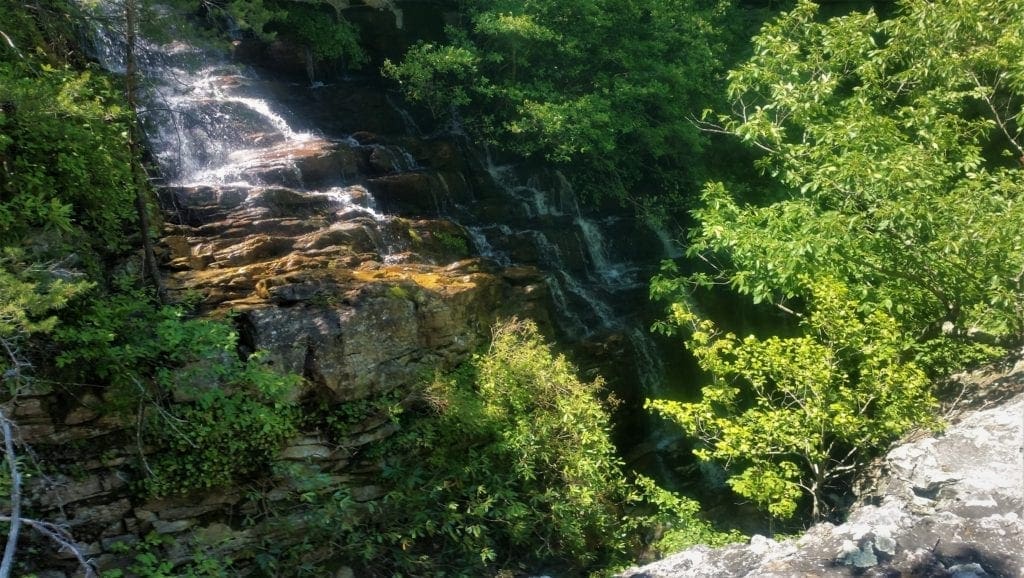 Tory's Falls at Hanging Rock State Park