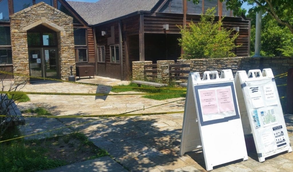 Hanging Rock SP Visitors Center close due to COVID-19 restrictions