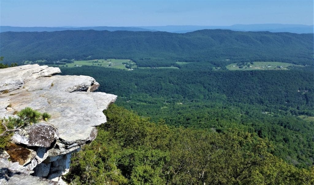 View from the ledges at McAfee Knob