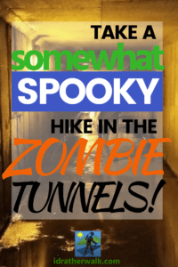 Schenck Memorial Forest is home to a hike that I call the Zombie Tunnels Trail. Just in time for Halloween, here's a turn-by-turn route description so you can take this somewhat spooky hike yourself! The route is a combination of the Loblolly Trail in Umstead state Park, the  Schenck Loblolly Trail, and Richlands Creek Greenway. It's not a technically difficult hike, but at 11ish miles for the full route, it's a pretty good distance.