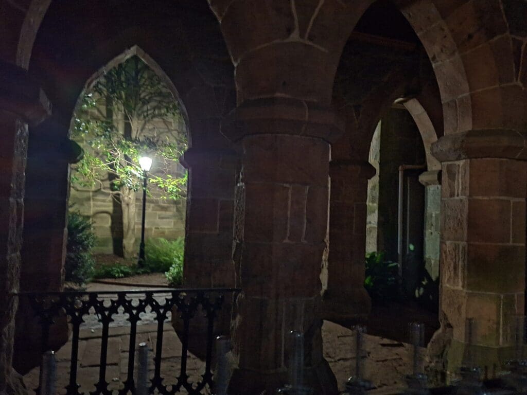 Haunted church in downtown Raleigh