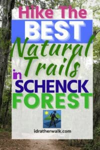Schenck Memorial Forest is home to several fun natural trails, uncluding a hike that I call the Zombie Tunnels Trail. Here's a turn-by-turn description so you can take this hike yourself! It's not a technically difficult hike, but at 11ish miles for the full route, it's a pretty good distance and a lot of fun!