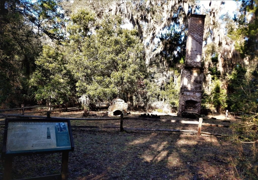 Site of the Overseer's house at Couper's plantation.