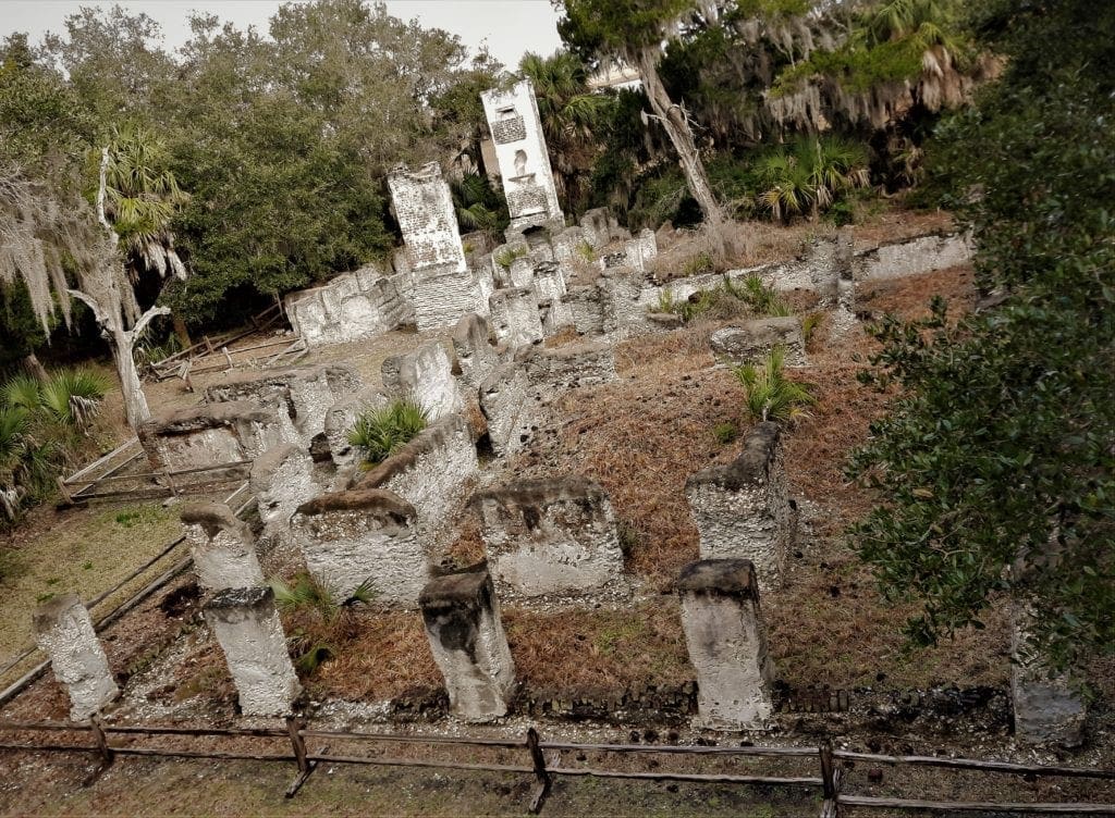 View of the ruins from the Lookout Tower.