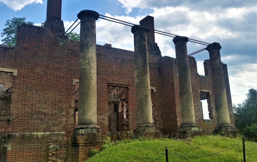 Guests are encouraged to take a self-guided tour around the ruins.