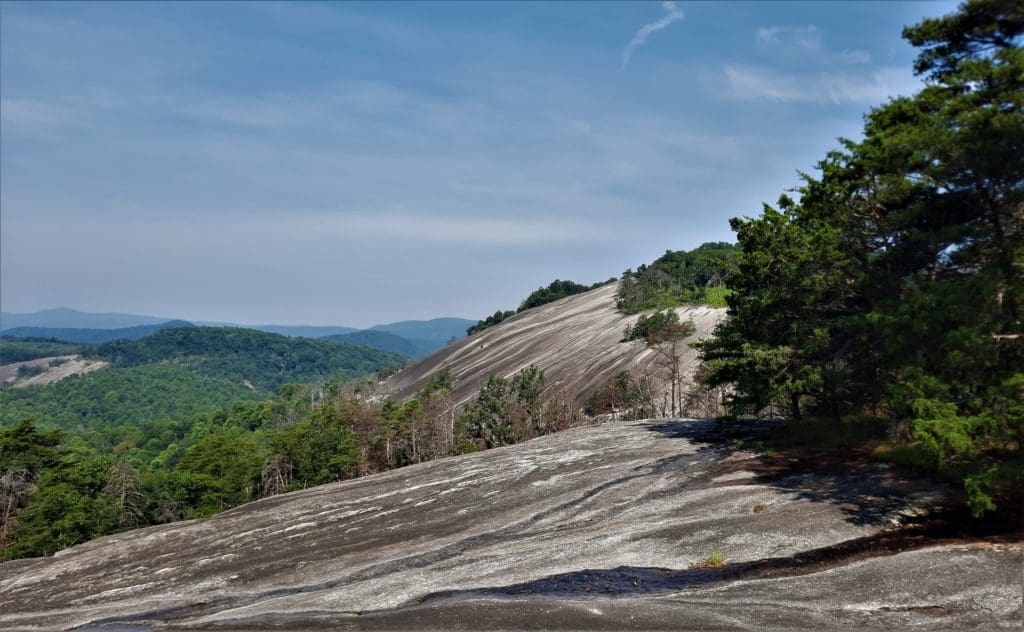 Another view of the Stone Mountain pluton.