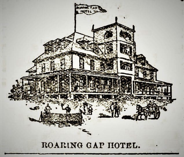 Advertisement for the Roaring Gap Hotel in 1904.