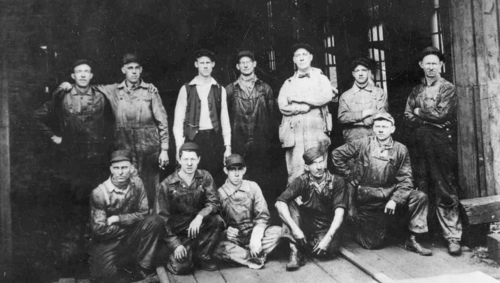 Thurmond workers in 1917.