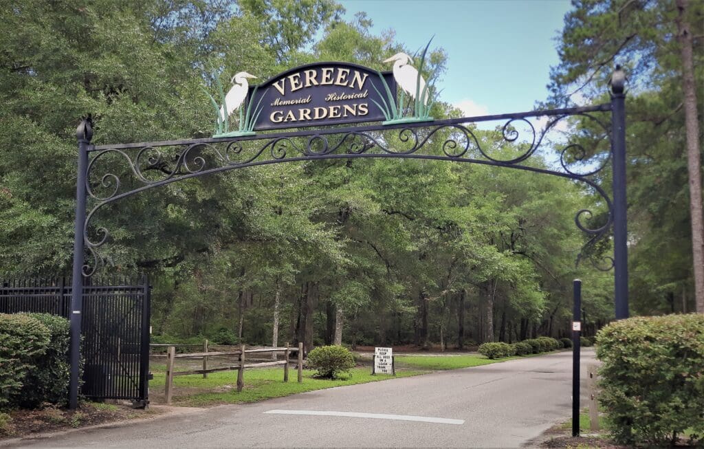 Entry to Vereen Memorial Gardens
