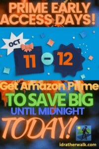 Prime Early Access Days is a 48-hour sale event on October 11-12! To be eligible for all of the really good deals you have to have an Amazon Prime account. Get the link to your Free 30-day Prime Trial on this page and start saving on Early Access Prime deals today! But hurry - the sale ends at midnight tonight!