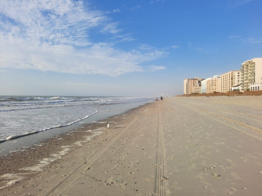 North Myrtle Beach in February.