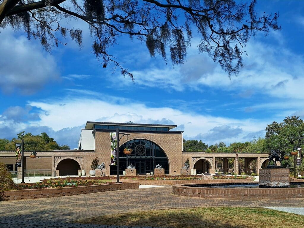 New Purdy bldg at Brookgreen
