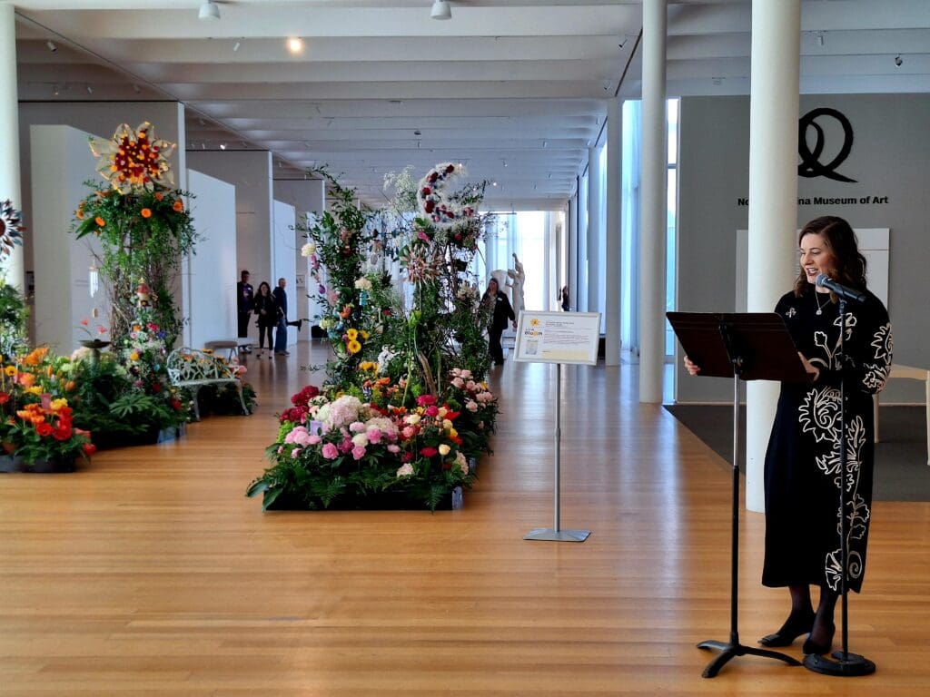 Opening remarks at the Art in Bloom media preview.